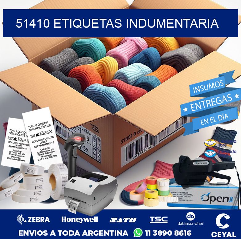 51410 ETIQUETAS INDUMENTARIA