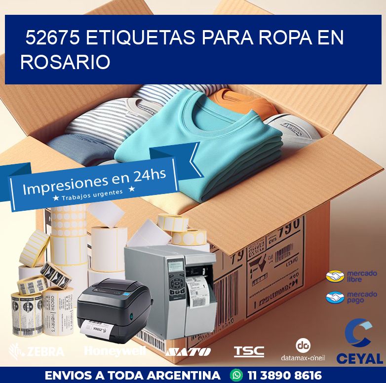 52675 ETIQUETAS PARA ROPA EN ROSARIO