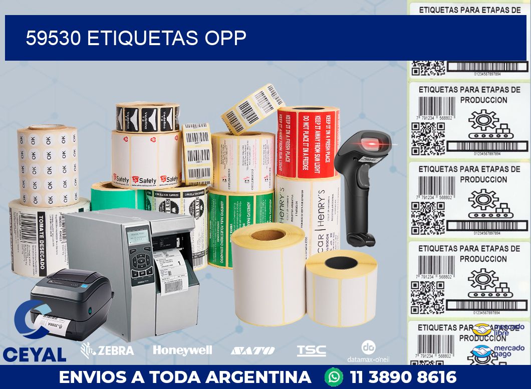 59530 ETIQUETAS OPP