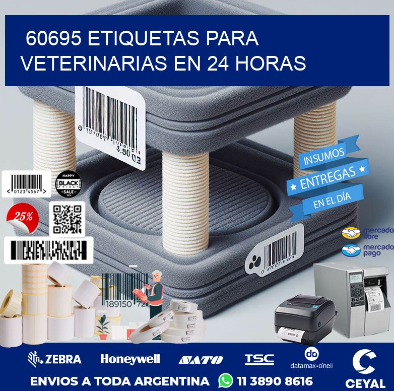 60695 ETIQUETAS PARA VETERINARIAS EN 24 HORAS