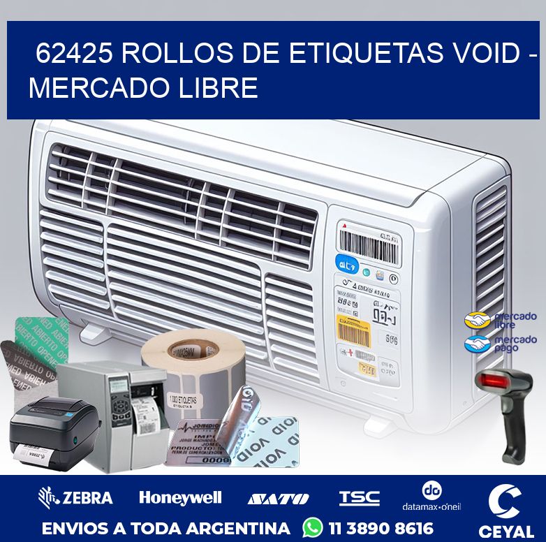 62425 ROLLOS DE ETIQUETAS VOID – MERCADO LIBRE