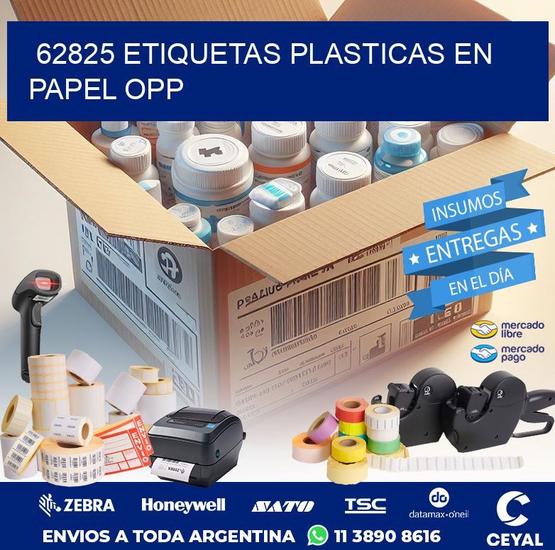 62825 ETIQUETAS PLASTICAS EN PAPEL OPP