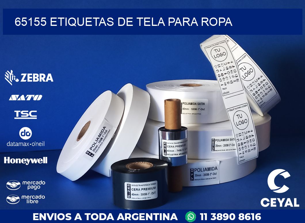 65155 ETIQUETAS DE TELA PARA ROPA