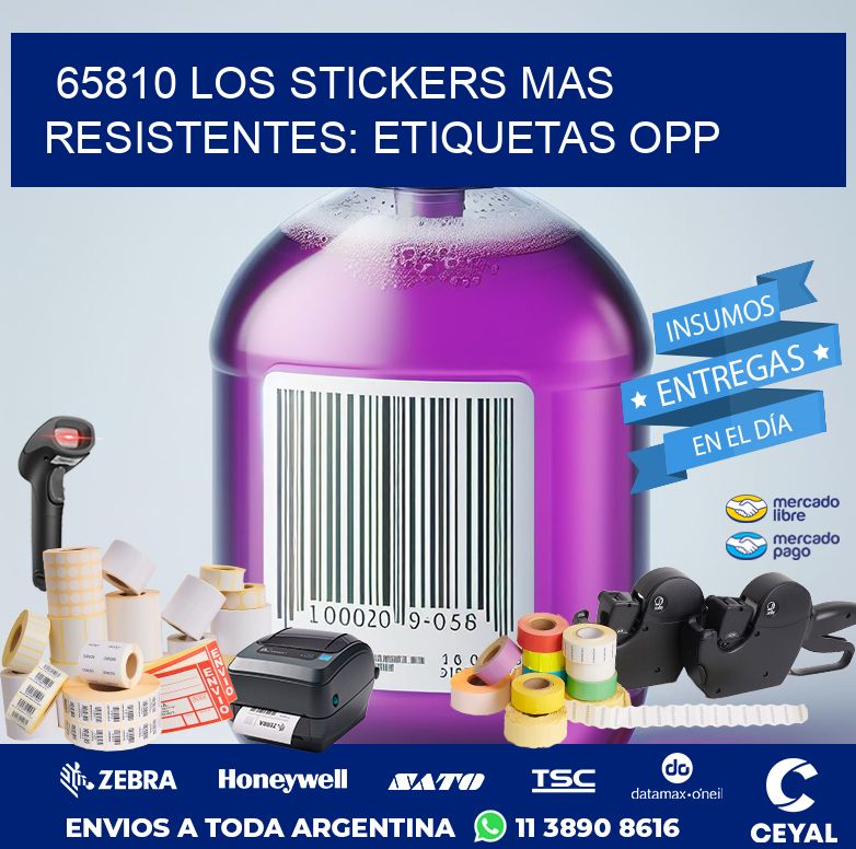 65810 LOS STICKERS MAS RESISTENTES: ETIQUETAS OPP