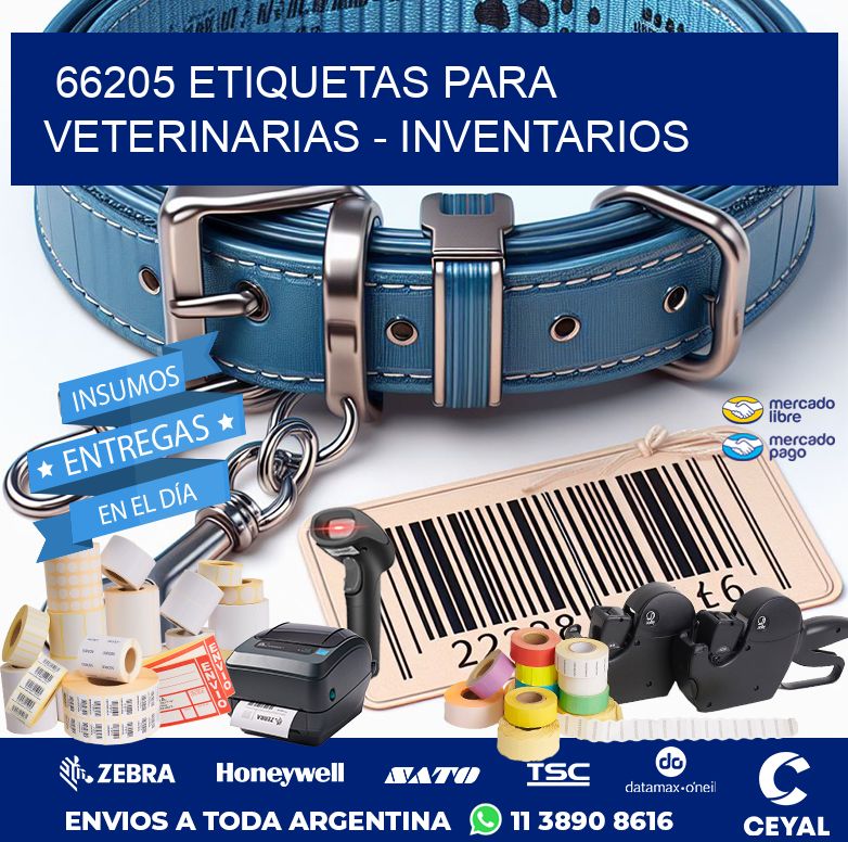 66205 ETIQUETAS PARA VETERINARIAS - INVENTARIOS