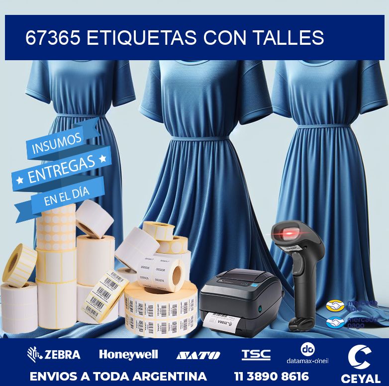 67365 ETIQUETAS CON TALLES