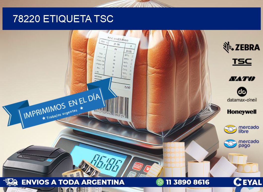 78220 etiqueta tsc