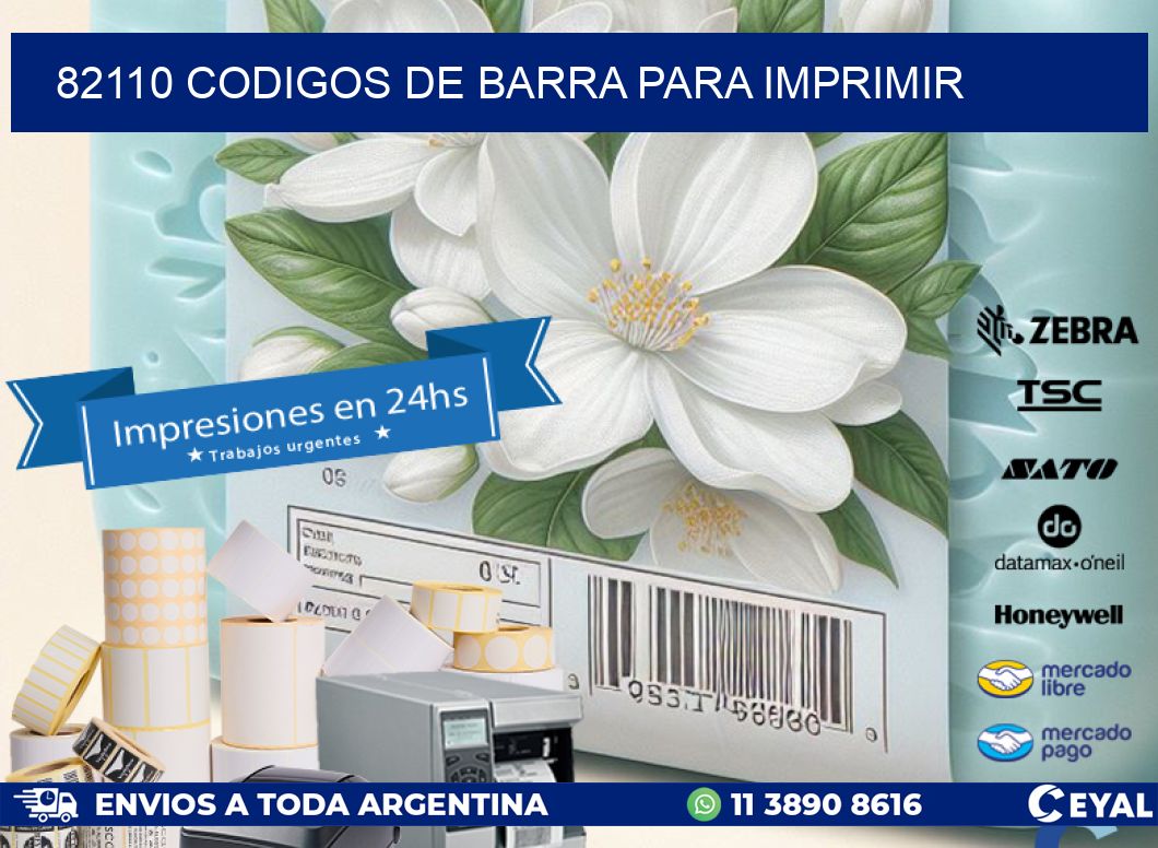 82110 codigos de barra para imprimir