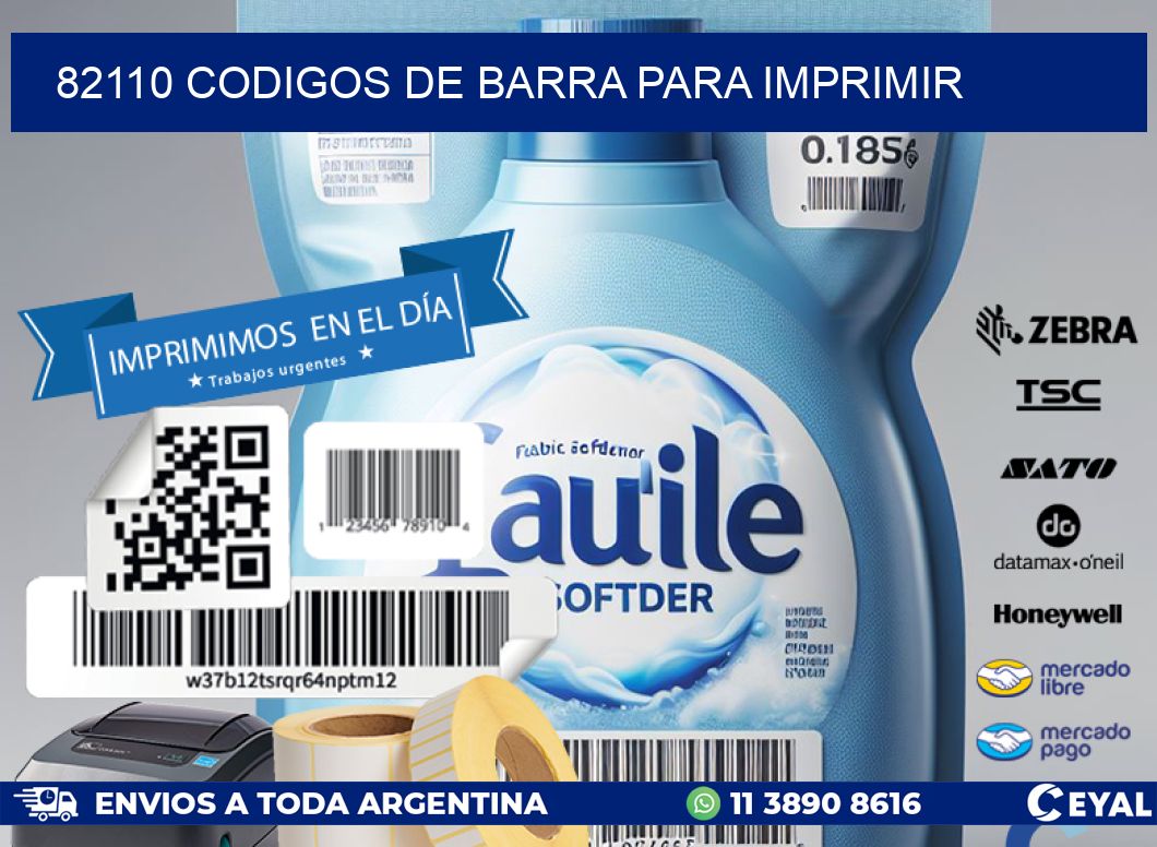 82110 codigos de barra para imprimir