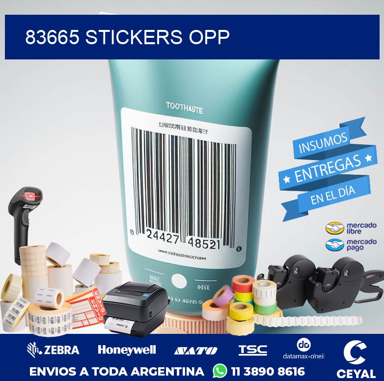83665 STICKERS OPP