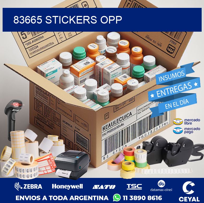 83665 STICKERS OPP