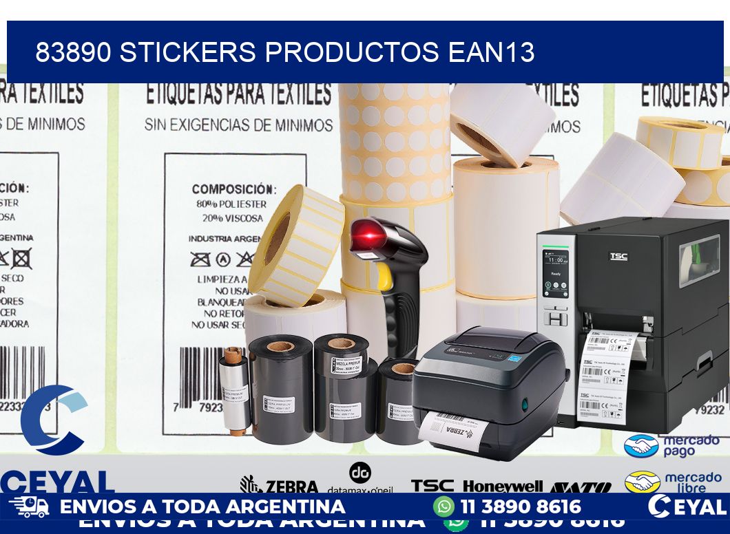 83890 stickers productos ean13