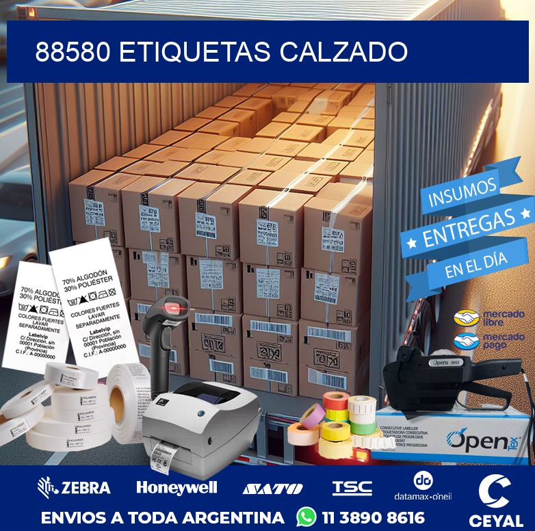 88580 ETIQUETAS CALZADO