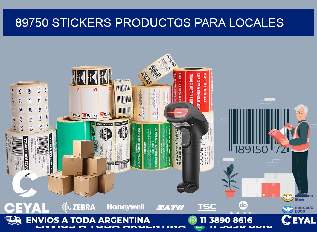 89750 STICKERS PRODUCTOS PARA LOCALES