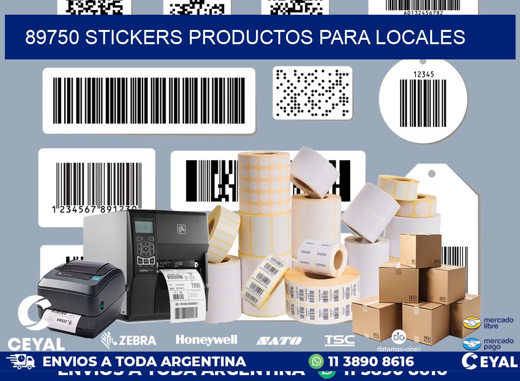 89750 STICKERS PRODUCTOS PARA LOCALES