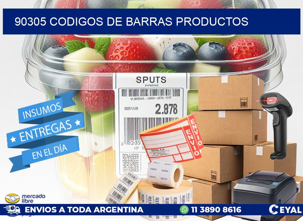 90305 Codigos de barras productos