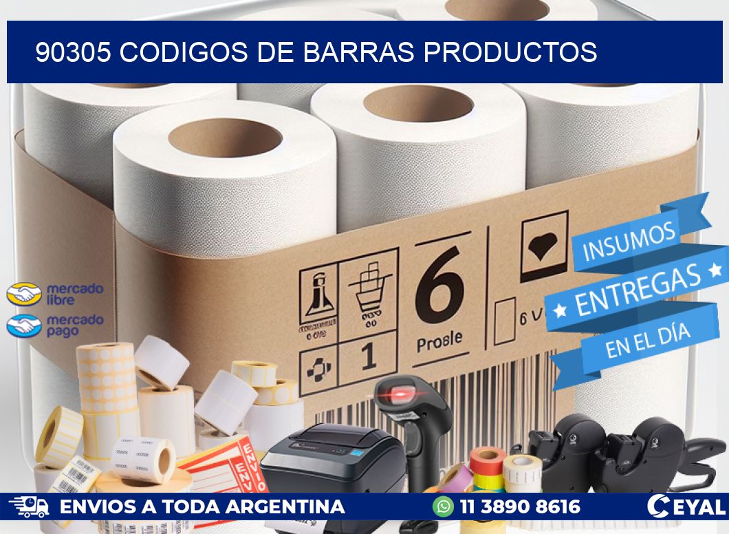 90305 Codigos de barras productos