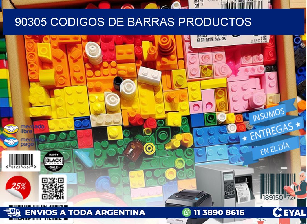 90305 Codigos de barras productos