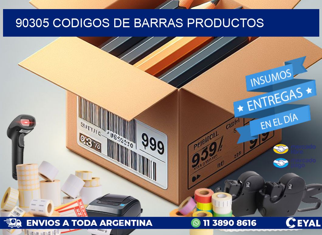 90305 Codigos de barras productos