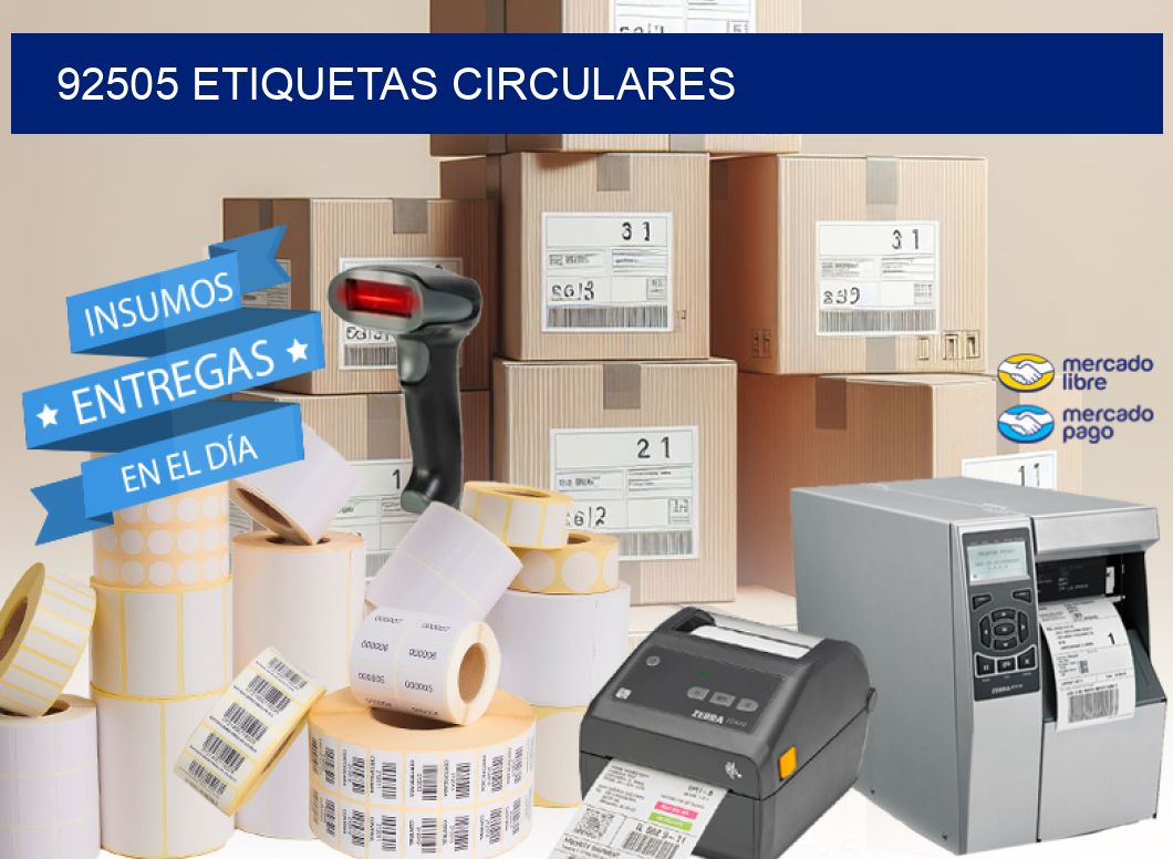 92505 ETIQUETAS CIRCULARES