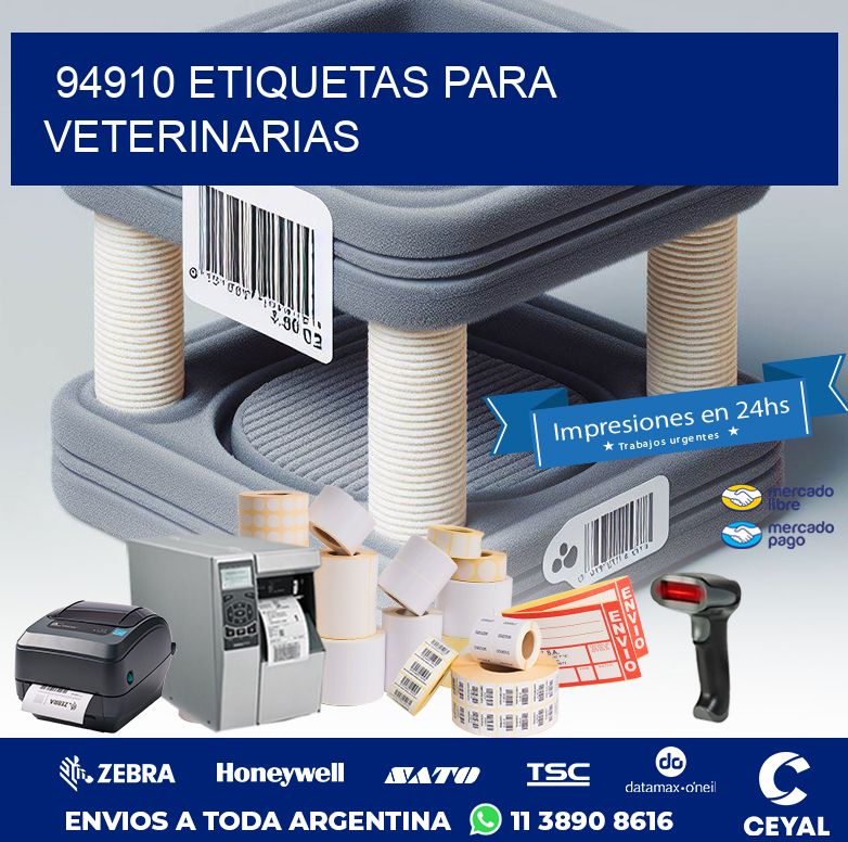 94910 ETIQUETAS PARA VETERINARIAS