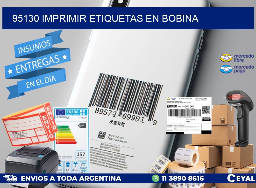 95130 imprimir etiquetas en bobina