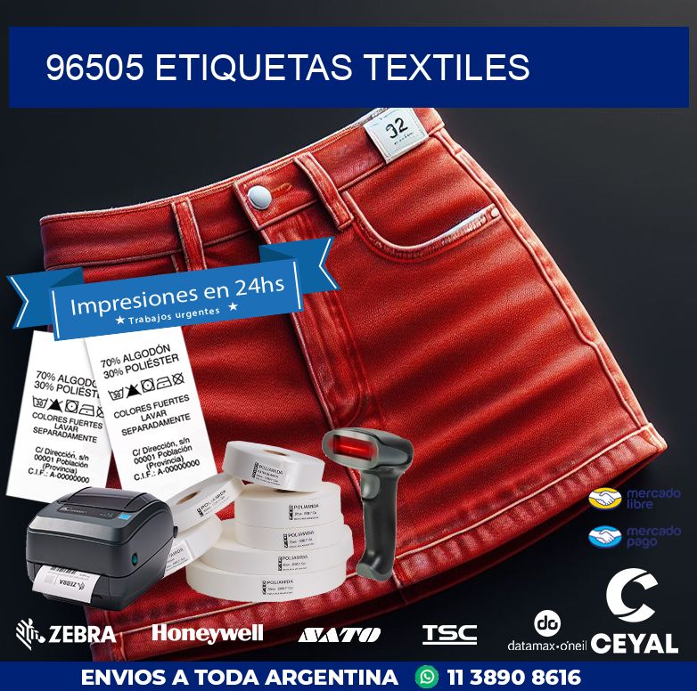 96505 ETIQUETAS TEXTILES