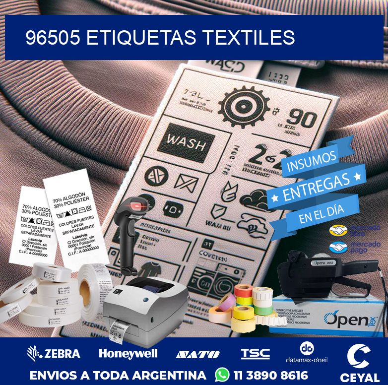 96505 ETIQUETAS TEXTILES
