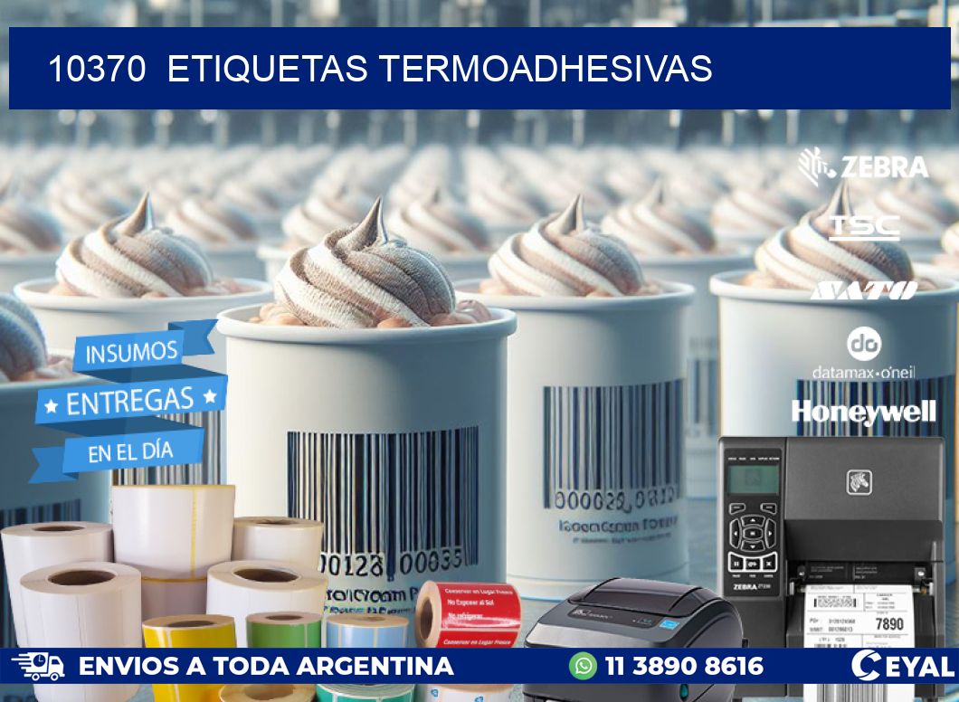 10370  ETIQUETAS TERMOADHESIVAS