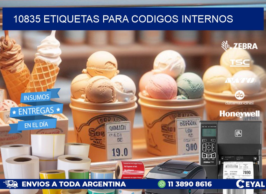 10835 ETIQUETAS PARA CODIGOS INTERNOS