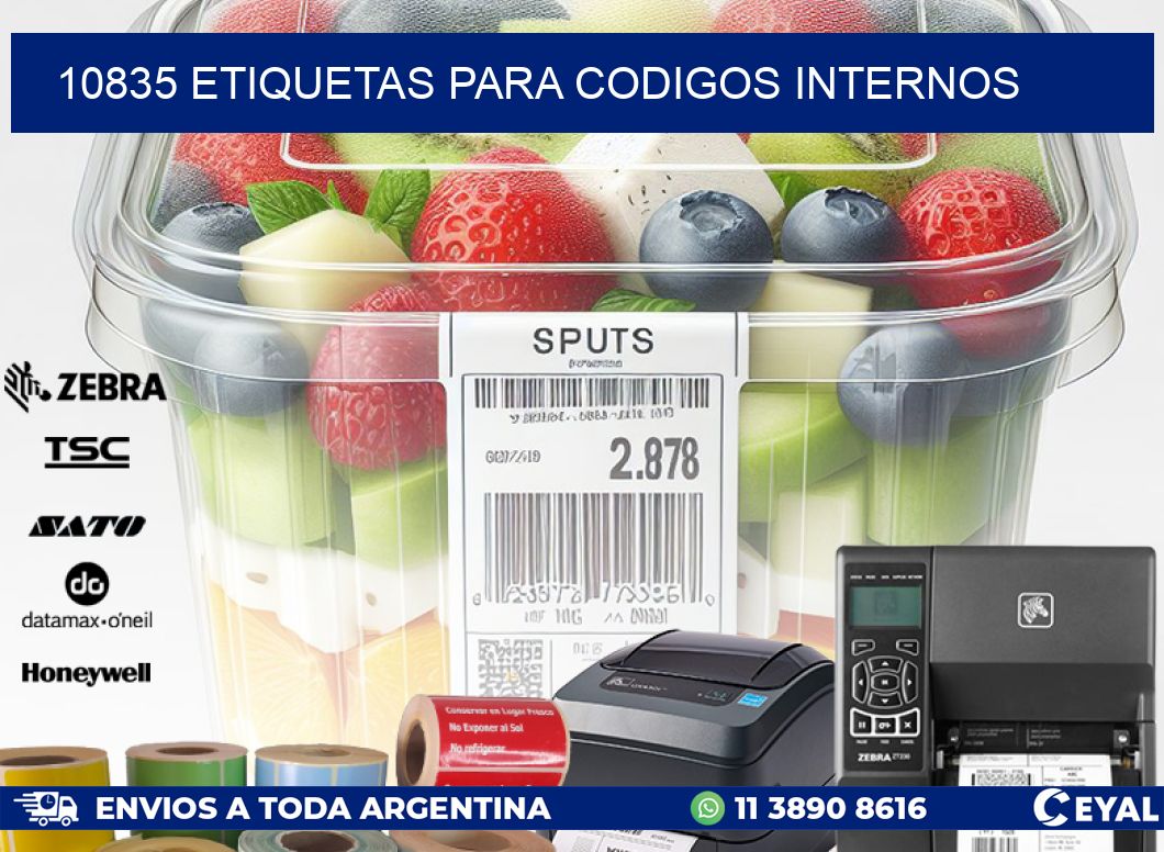 10835 ETIQUETAS PARA CODIGOS INTERNOS