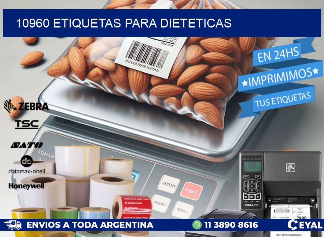 10960 ETIQUETAS PARA DIETETICAS