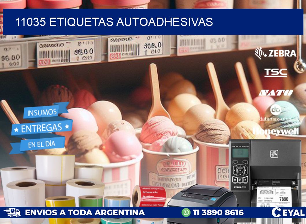 11035 ETIQUETAS AUTOADHESIVAS