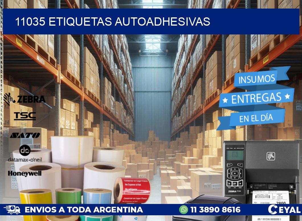 11035 ETIQUETAS AUTOADHESIVAS