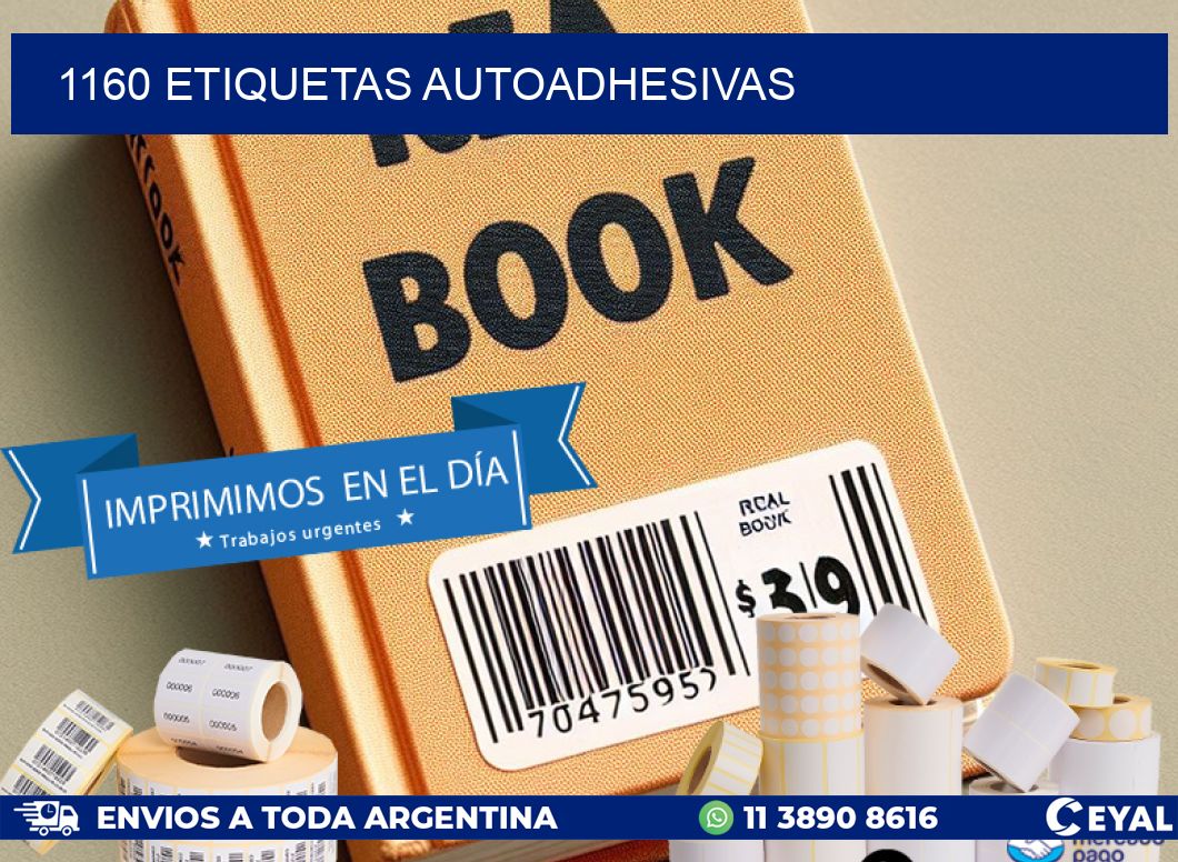 1160 ETIQUETAS AUTOADHESIVAS