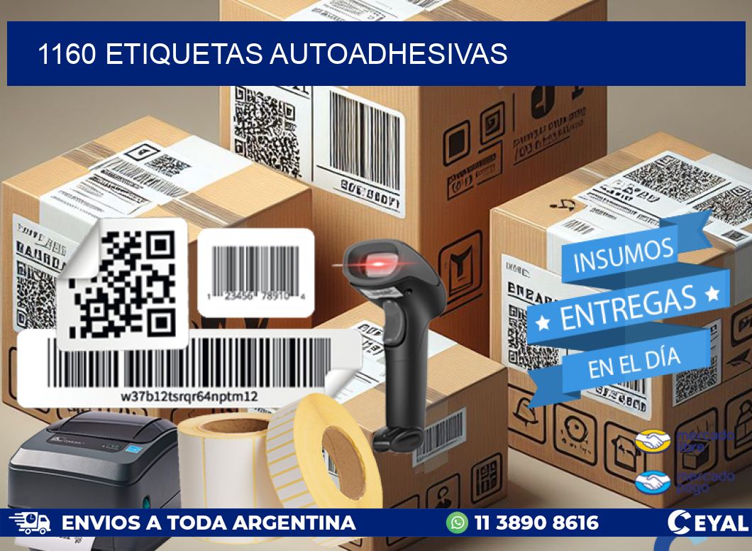 1160 ETIQUETAS AUTOADHESIVAS