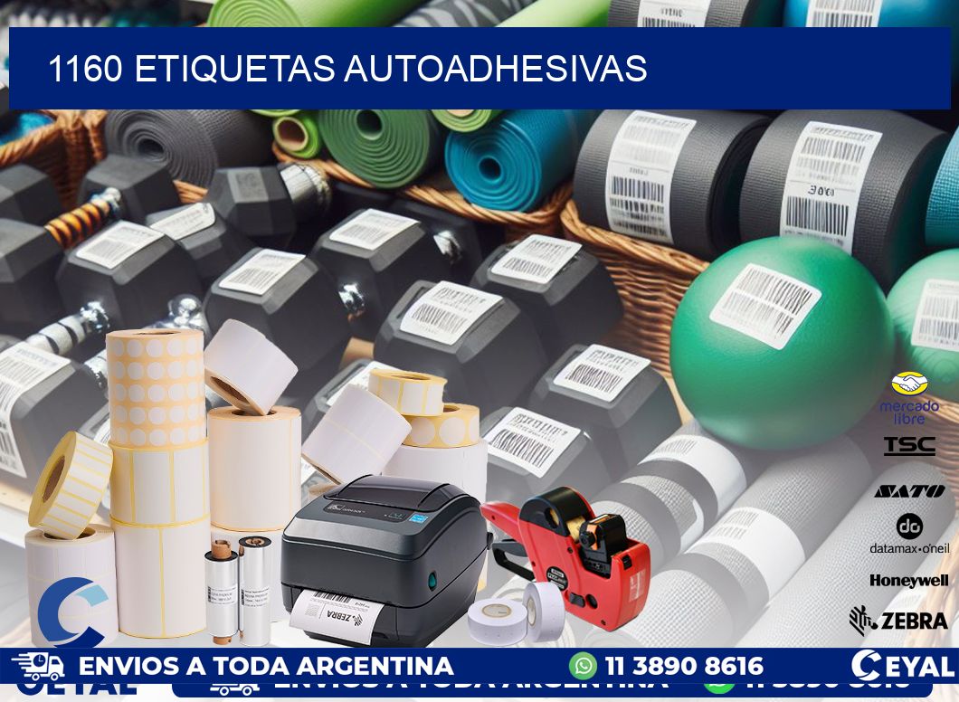 1160 ETIQUETAS AUTOADHESIVAS