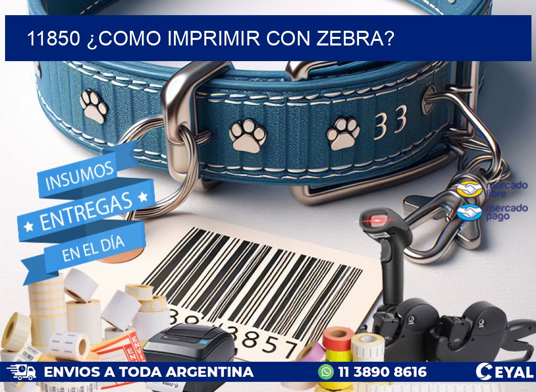 11850 ¿COMO IMPRIMIR CON ZEBRA?