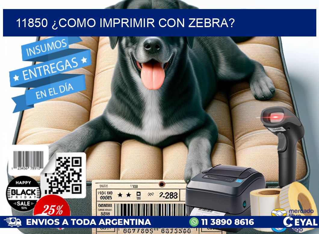 11850 ¿COMO IMPRIMIR CON ZEBRA?