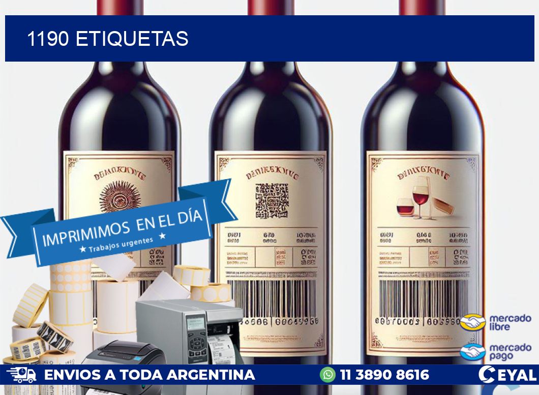 1190 ETIQUETAS
