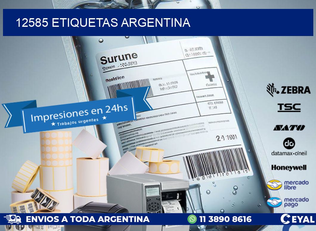 12585 ETIQUETAS ARGENTINA