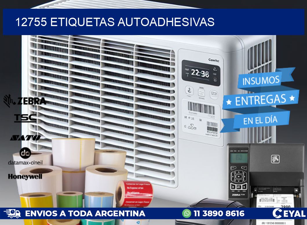 12755 ETIQUETAS AUTOADHESIVAS