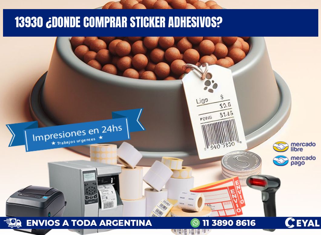 13930 ¿DONDE COMPRAR STICKER ADHESIVOS?