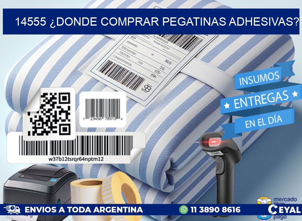 14555 ¿DONDE COMPRAR PEGATINAS ADHESIVAS?