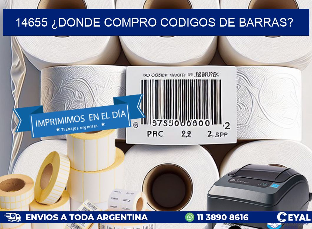 14655 ¿DONDE COMPRO CODIGOS DE BARRAS?
