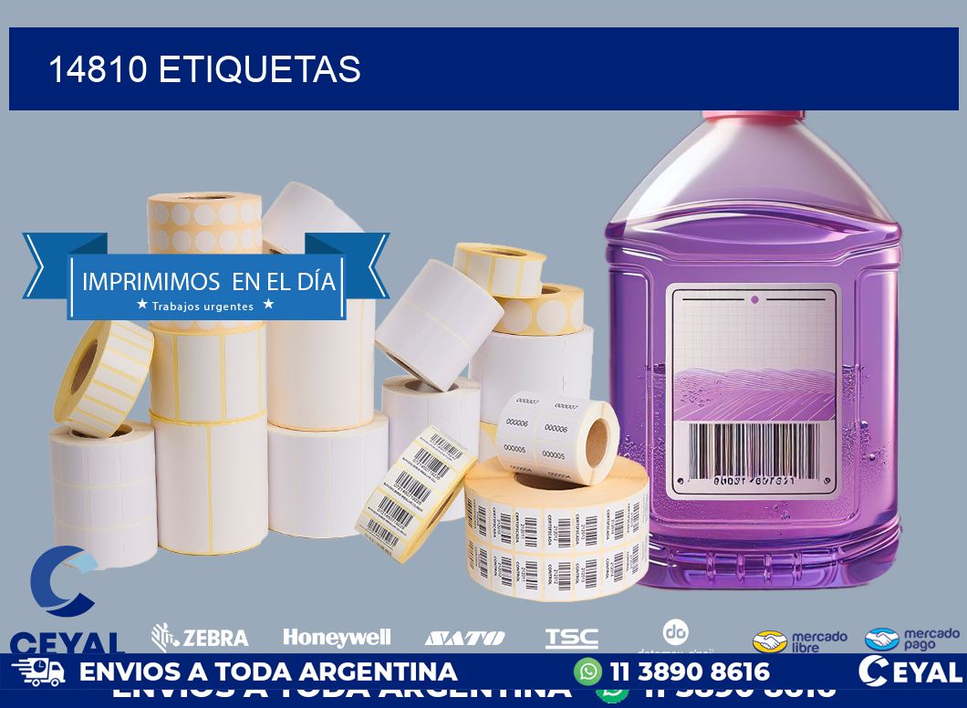 14810 ETIQUETAS