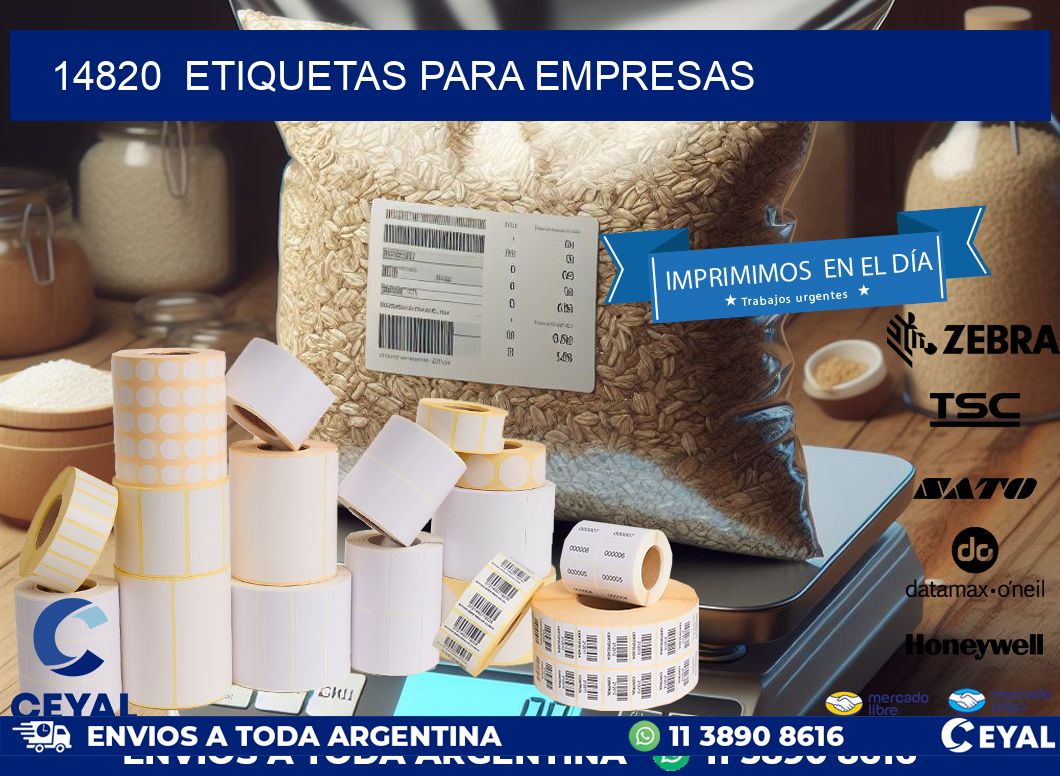 14820  ETIQUETAS PARA EMPRESAS