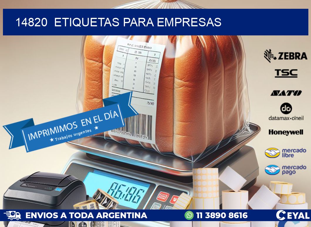 14820  ETIQUETAS PARA EMPRESAS