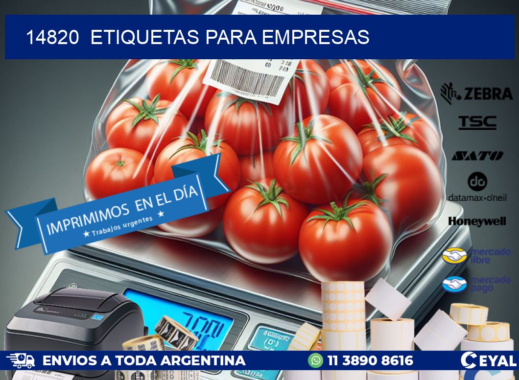 14820  ETIQUETAS PARA EMPRESAS
