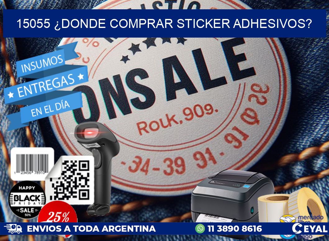 15055 ¿DONDE COMPRAR STICKER ADHESIVOS?